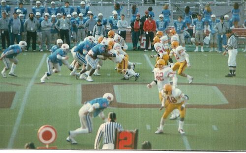 PURCELL-MARIAN FOOTBALL 1986 game action photo